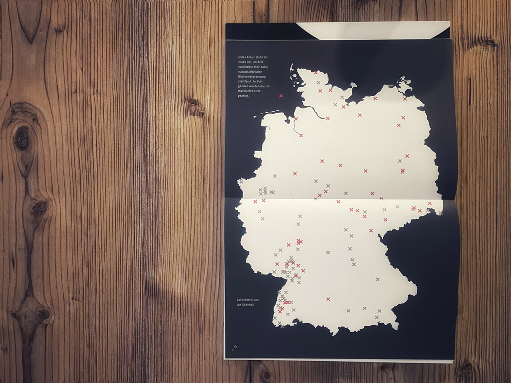 Karte - Verbrannte Orte - Jan Schenck